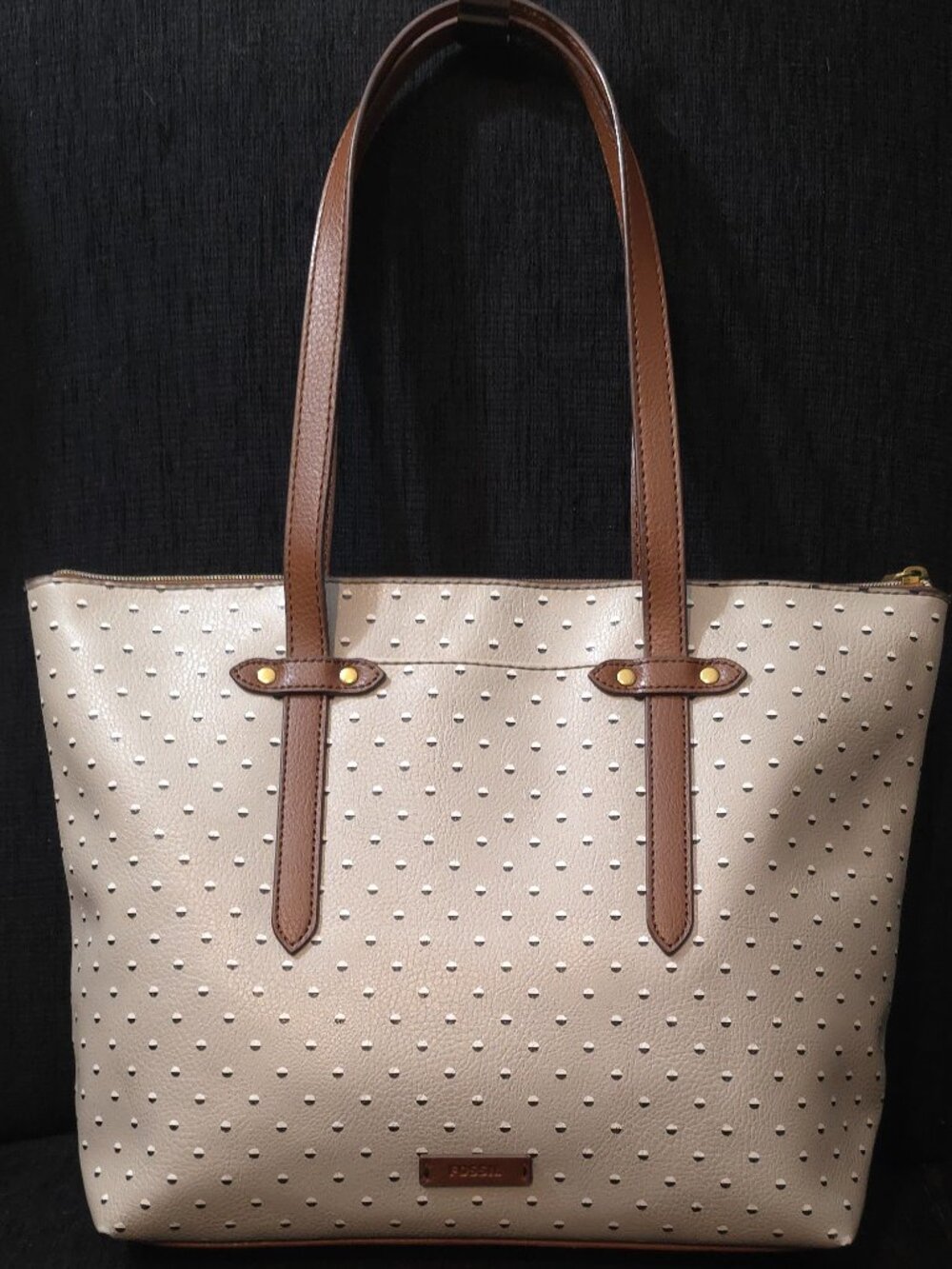 Fossil Felicity Large Polka Dot Tote